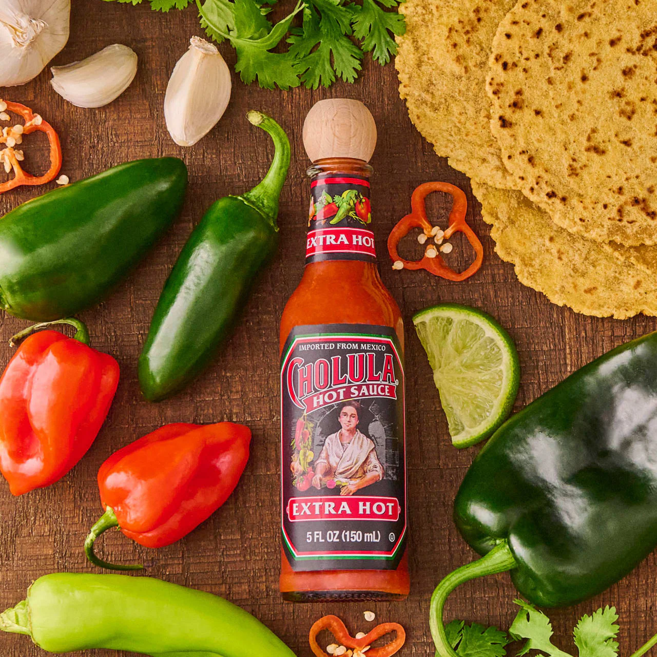 Cholula® Hot Sauce Variety Pack, 4ct (Green Pepper, Original, Sweet Habanero & Extra Hot) - Image 12