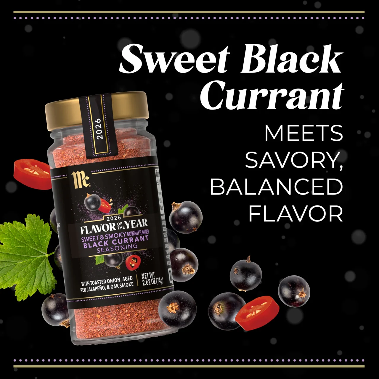McCormick® 2026 Flavor of the Year Black Currant Seasoning & Finishing Sugar Bundle, 2ct - Image 11
