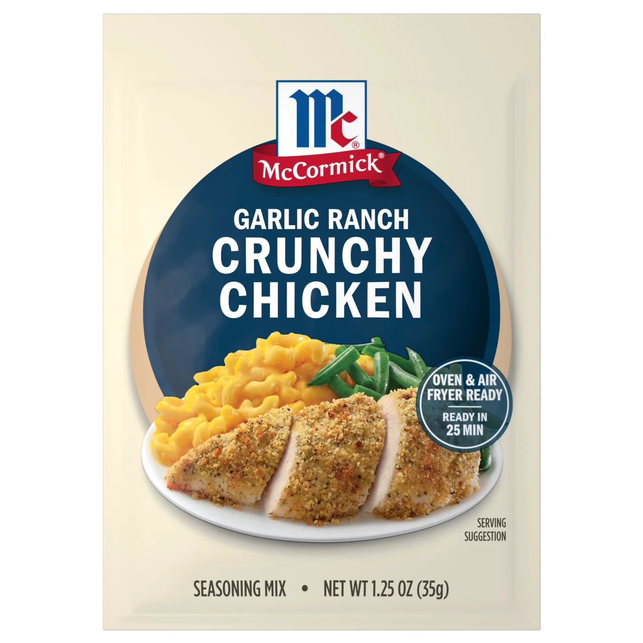 McCormick® Garlic Ranch Crunchy Chicken Seasoning Mix, 1.25 oz
