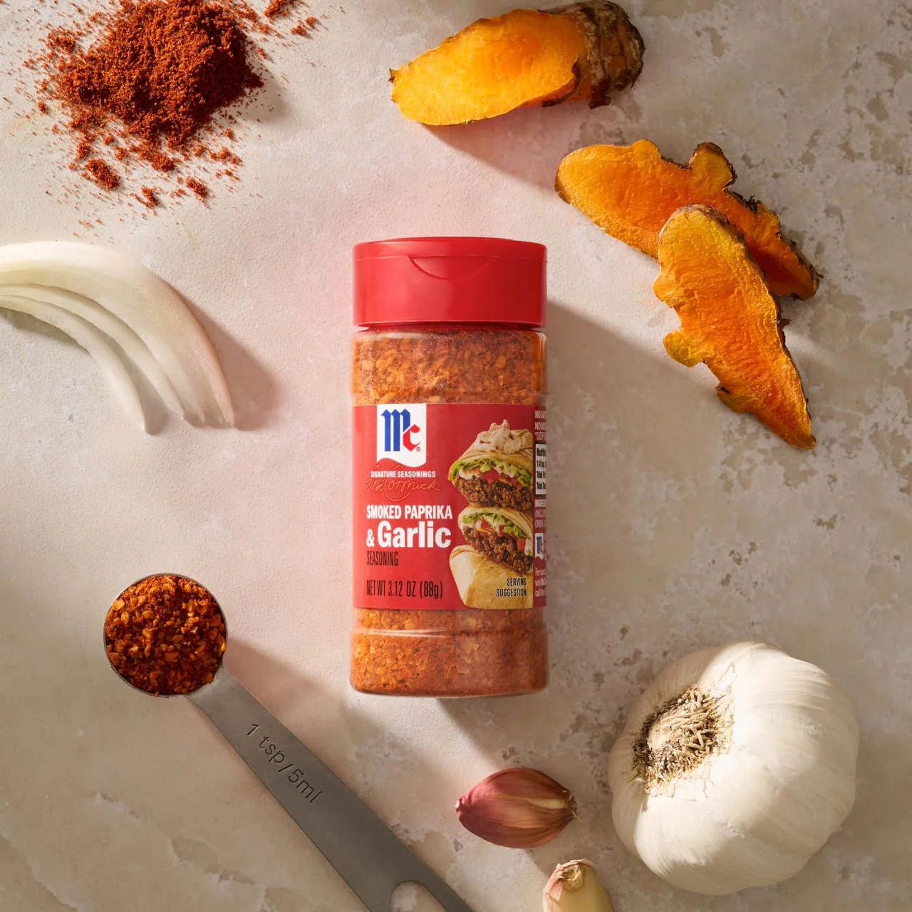 McCormick® Smoked Paprika and Garlic Seasoning, 3.12 oz - Image 7