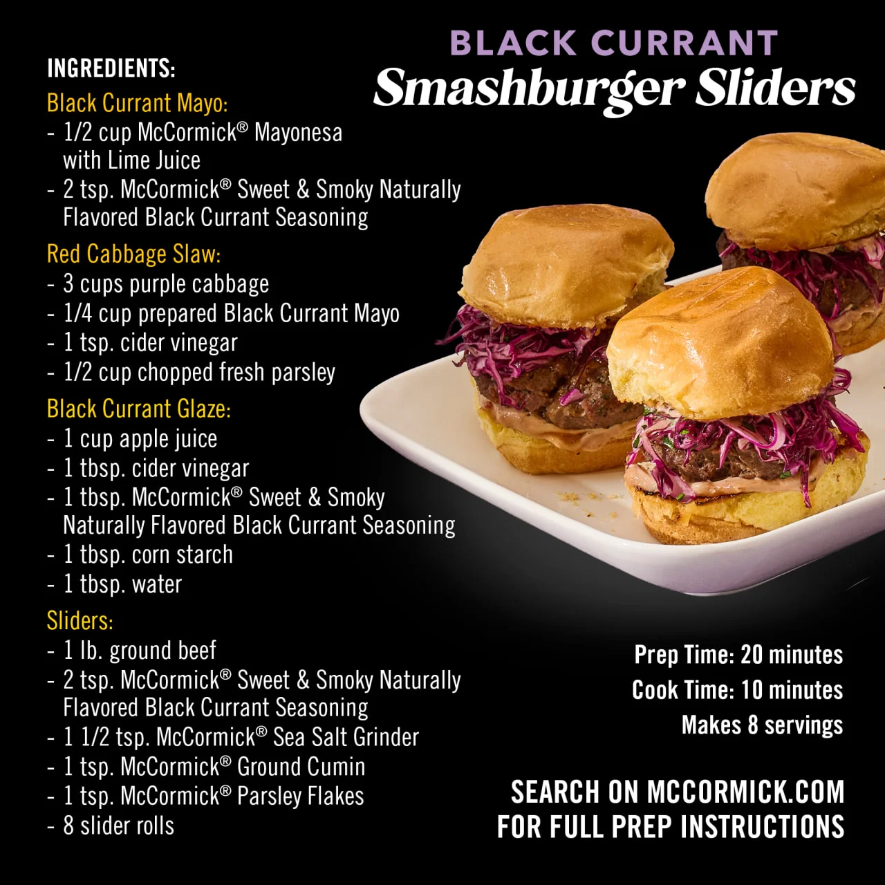 McCormick® Sweet & Smoky Black Currant Seasoning, 2.62 oz - Image 6