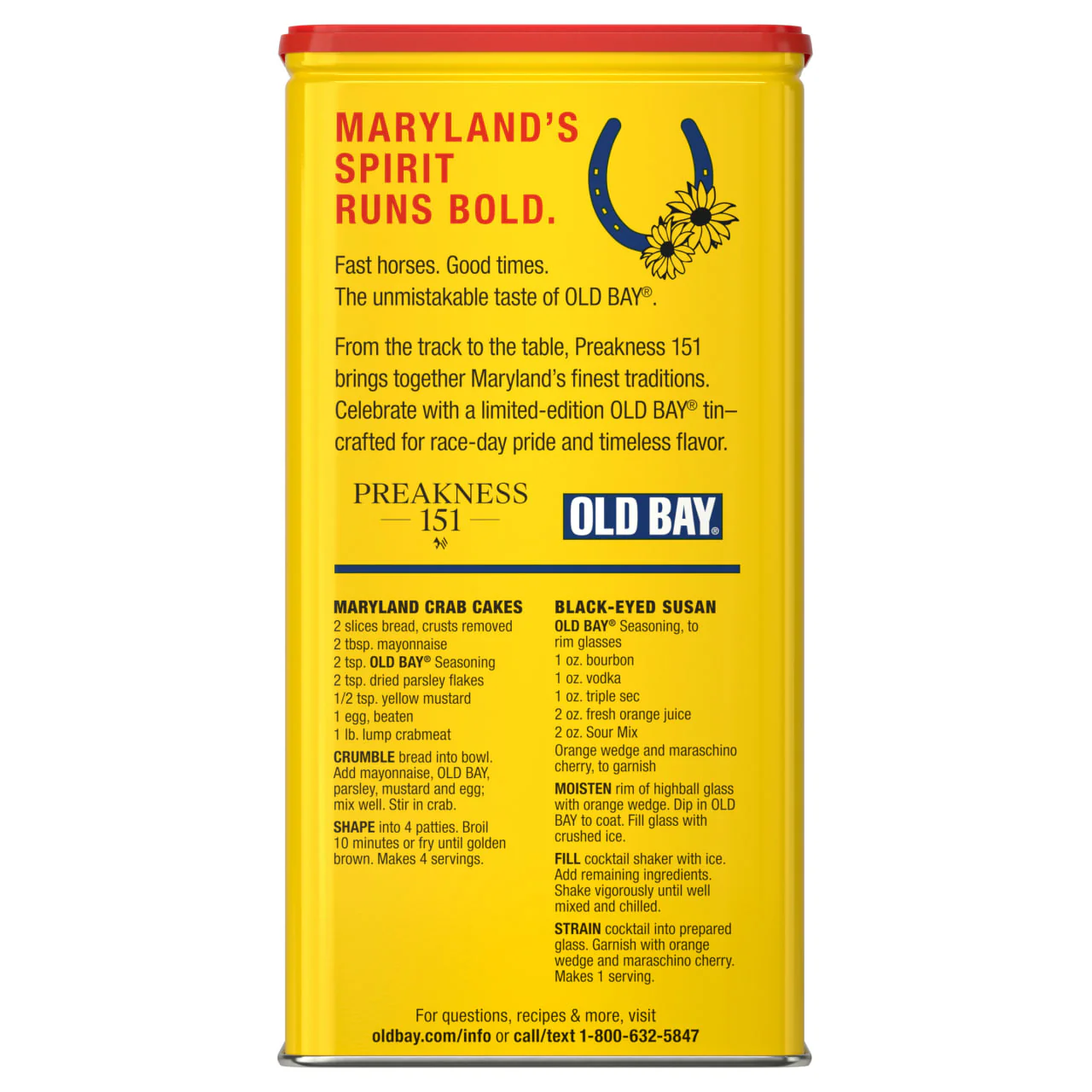 OLD BAY® Limited Edition Preakness 151 Tin - Image 13
