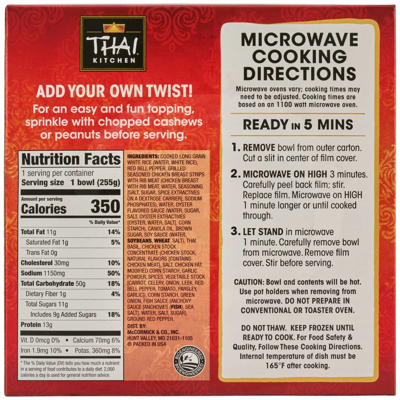 Thai Kitchen® Chicken with Thai Basil Sauce Rice, 9.0 oz - Image 18