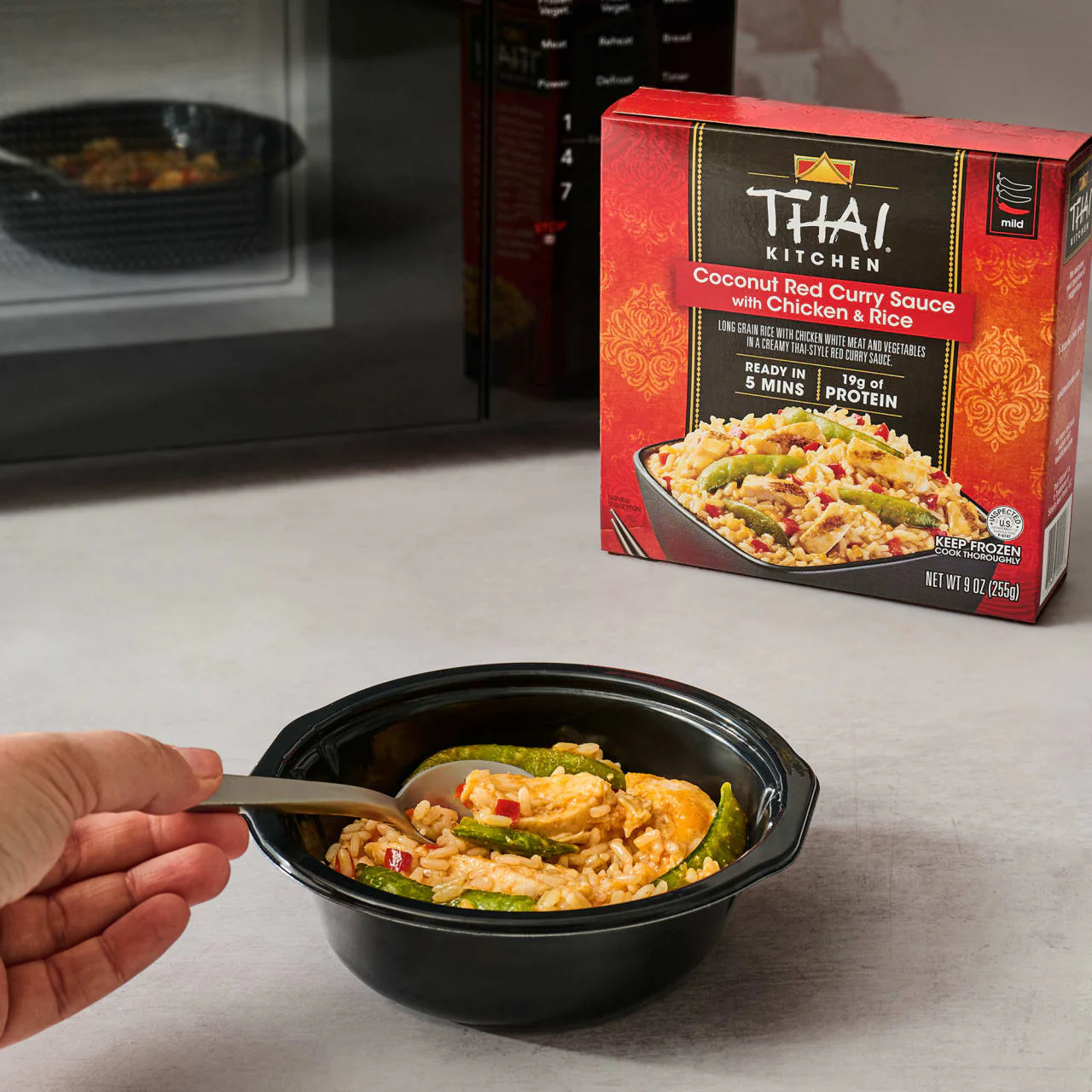 Thai Kitchen® Coconut Red Curry Sauce with Chicken Rice, 9.0 oz - Image 6