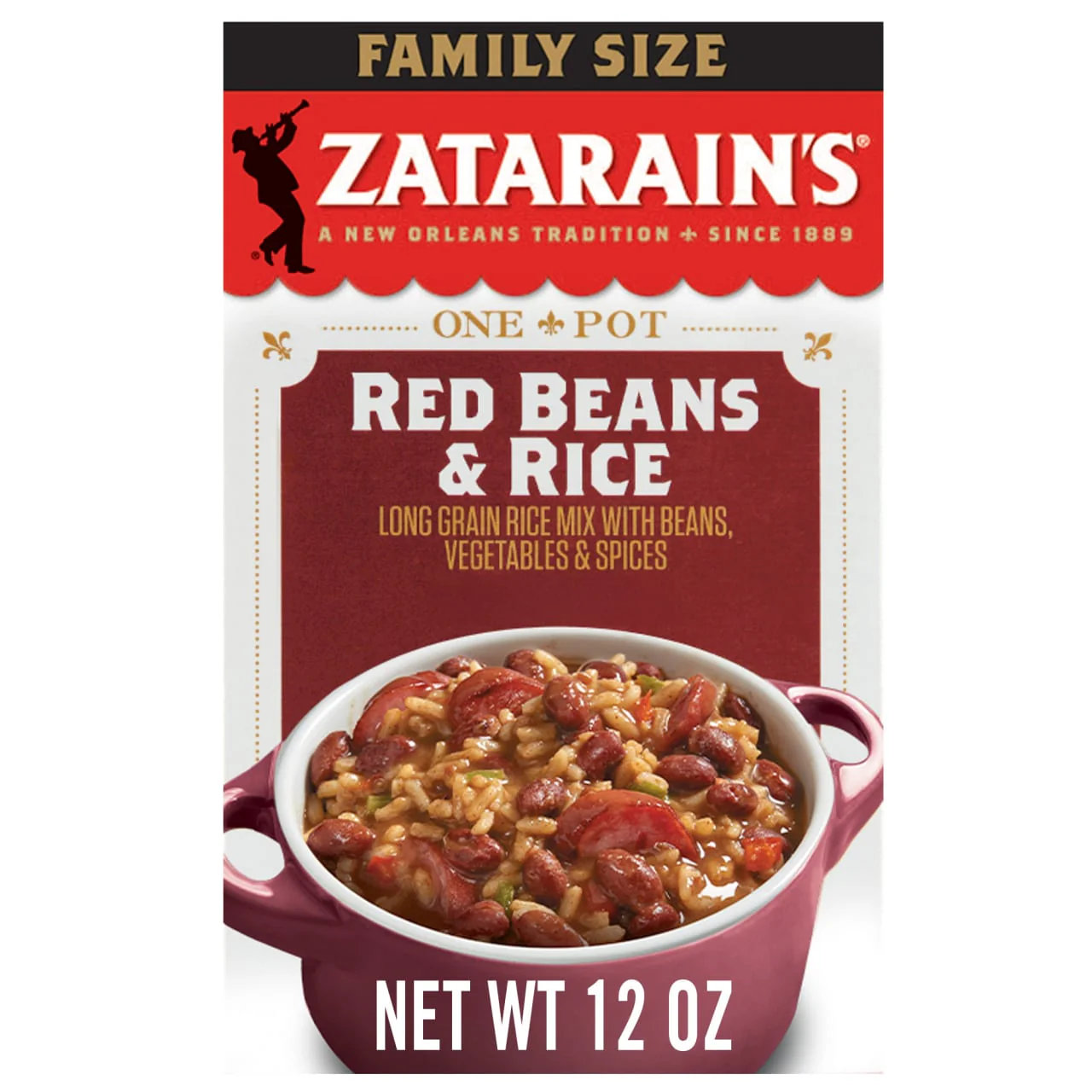 Zatarain's® Family Size Red Beans & Rice, 12 oz